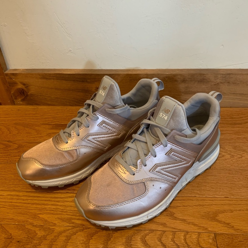Rose Gold New Balance 574s